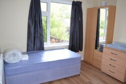 The Corner Partnership bedroom for homeless 