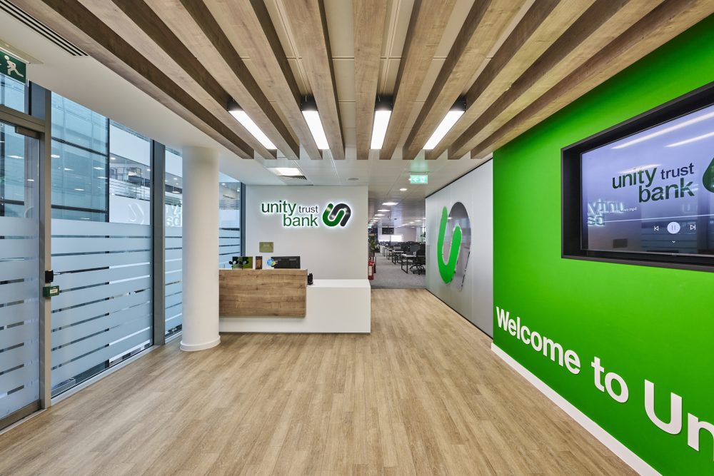 Unity's refreshed office, designed for workplace wellness